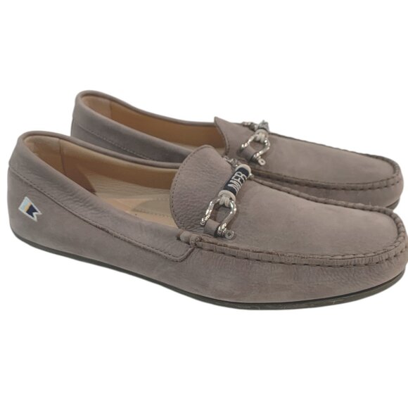 Riomar Hemingway Deck Driver- Slip-On Gray Men's Shoes 11 - Picture 4 of 13